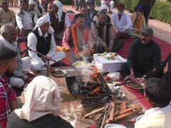 राजस्थान: नेताओं की सद्बुद्धि के लिए यज्ञ, कच्चा परकोटा संघर्ष समिति ने राहुल गांधी को लेकर कही ये बात