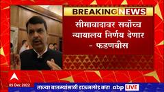 Mumbai Devendra Fadnavis : मंत्र्याचा कर्नाटक दौरा रद्द, देवेंद्र फडणवीस यांची माहिती : ABP Majha