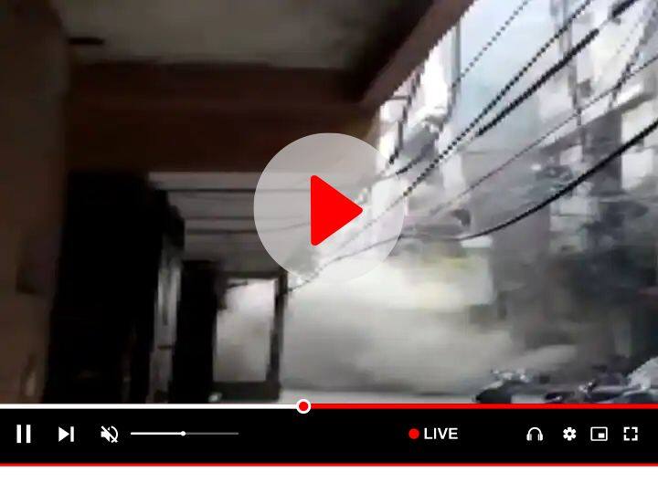Delhi Building Collapse A building suddenly collapsed in Shastri Nagar in North Delhi Watch: दिल्ली के शास्त्री नगर में अचानक गिरी चार मंजिला इमारत, वीडियो हुआ वायरल