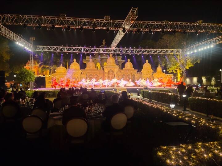G-20 Summit: 29 देशों के शेरपा को राजथानी खाने के साथ ही राजस्थानी लोकनृत्य दिखाया गया. दीप आरती, घूमर, बरी नृत्य सहिय कई नृत्य की प्रस्तुतियां हुई.