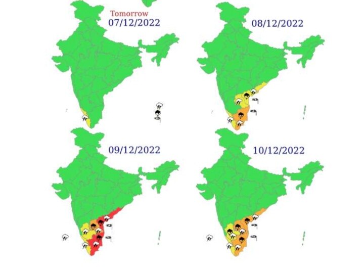 TN Rain Cyclone : நாளை மாலை உருவாகிறது புயல்.. இன்னும் இரண்டு நாட்களில் 5 மாவட்டங்களை மிரட்டவரும் பெருமழை..