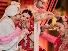 Hansika Motwani Wedding: માંગમાં સિંદૂર ભરાતાં જ રડી પડી હંસિકા મોટવાણી, જુઓ લગ્નની શાનદાર તસવીરો