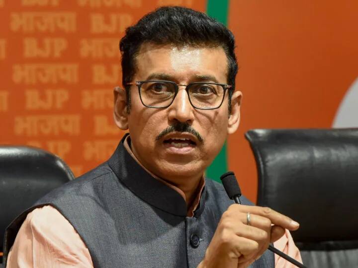 Rajasthan Politics Rajyavardhan Rathore Accuses Congress Government of spending 500 crore Rupees Rahul Gandhi relaunching ANN Rajasthan Politics: 'राहुल गांधी की री-लॉचिंग पर सरकार खर्च कर रही 500 करोड़', राज्यवर्धन राठौड़ का कांग्रेस पर आरोप