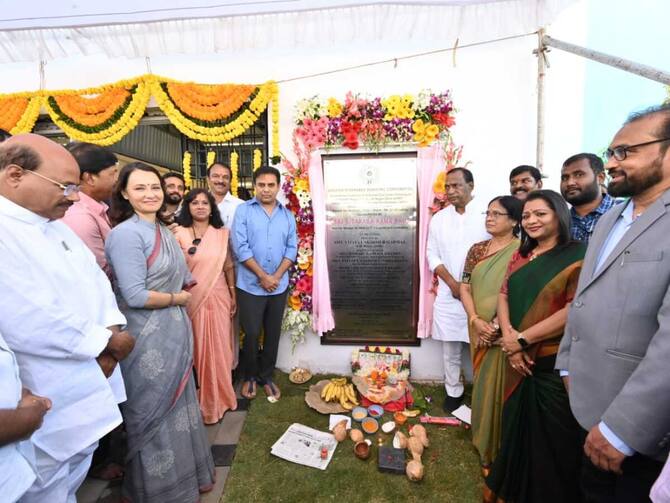 Telangana Minister KTR Inaugurates Pet Animal Crematorium At Hyderabad - See PICS Telangana Minister KTR Inaugurates Pet Animal Crematorium At Hyderabad - See PICS