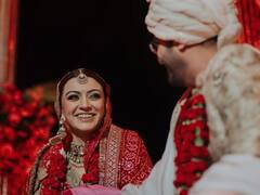 Hansika Motwani Pics: माथे में सिंदूर- हाथ में चूड़ा, दुल्हन के जोड़े में खूब सजीं हंसिका मोटवानी, देखिए एक्ट्रेस का Wedding Album