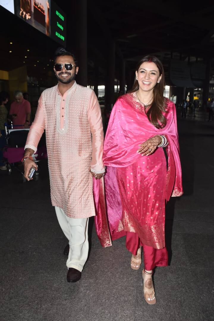 After making her acting debut as a young child actor, Hansika Motwani rose to fame in the South and has collaborated with some of the biggest names in the business, including Allu Arjun, Prabhas, and Dhanush. (All Images: Manav Manglani)