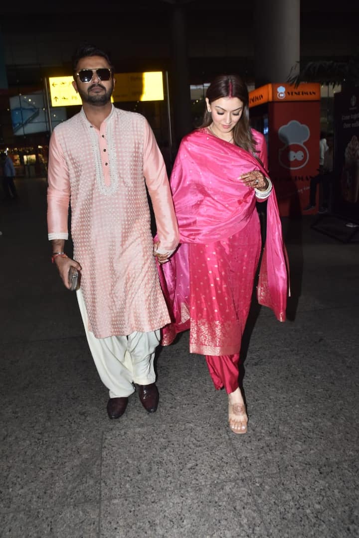 On Tuesday Hansika also posted some gorgeous photos of herself and her husband Sohael from their wedding. She wrote