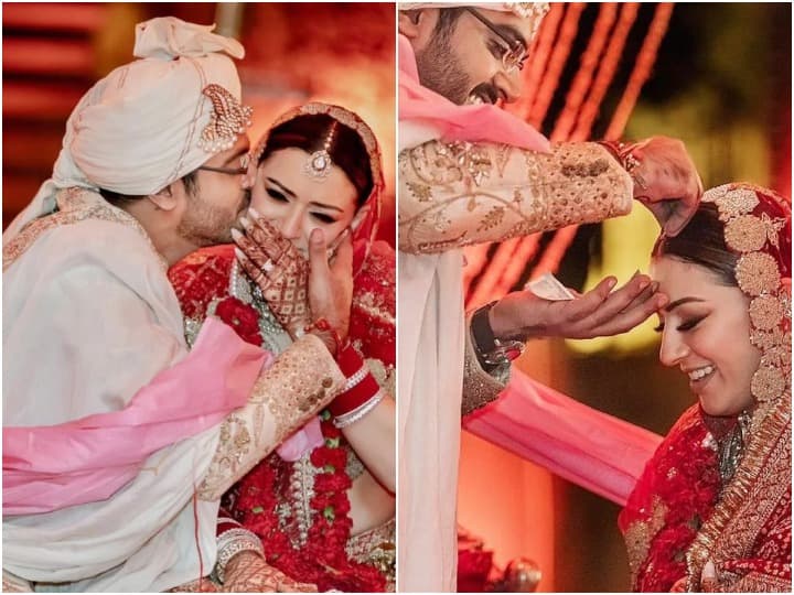 Hansika Motwani Wedding: बॉलीवुड और साउथ एक्ट्रेस हंसिका मोटवानी ने 4 दिसंबर को अपने बॉयफ्रेंड सोहेल कथूरिया के साथ शादी की है. एक्ट्रेस फैंस के साथ अब शादी की कुछ अनदेखी तस्वीरें शेयर की हैं.