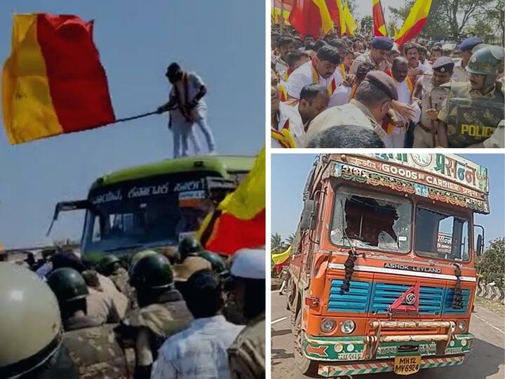 After the police halted the activists' entry, irked KRV activists began protests and blocked vehicular movement on the national highway which resulted in several activists being detained.