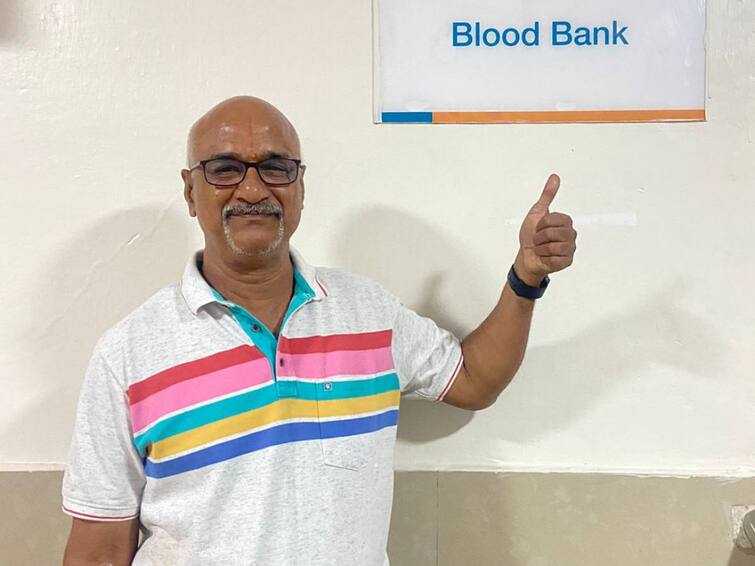 blood donation not just a few times person who donated blood 100 times in his life Blood donation: ஒரு சில தடவை மட்டும் அல்ல... 100 முறை இரத்த தானம் செய்த நபர்!