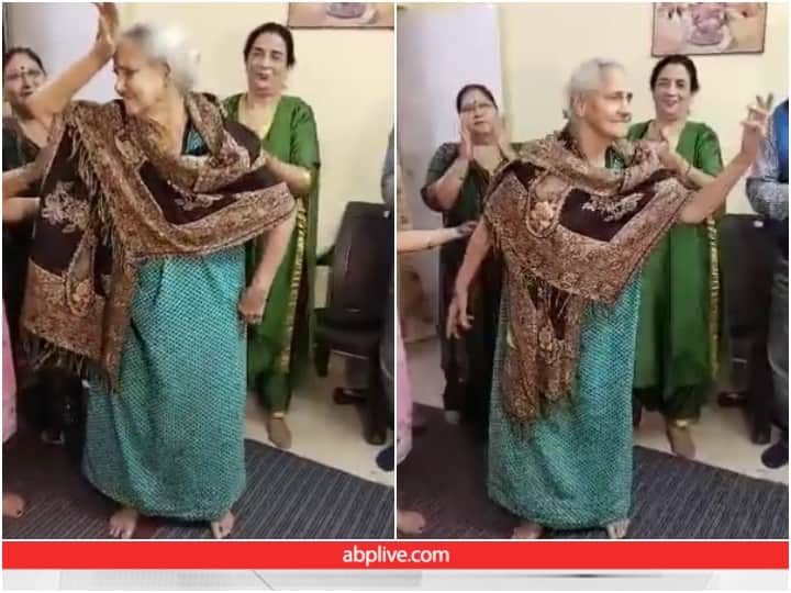 Viral Video Grandma is seen dancing on Badan Pe Sitare song Viral Video: दादी पर चढ़ा शम्मी कपूर का क्रेज, 'बदन पे सितारे' सॉन्ग पर किया कमाल का डांस