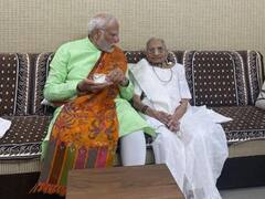 पीएम नरेंद्र मोदी ने मां से की मुलाकात, रवि किशन ने फोटो शेयर कर कही ये बात