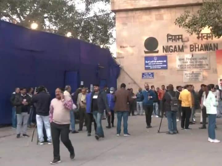 Visuals from the State Election Commission. (Photo: ANI)