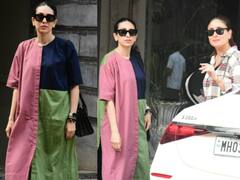 In Pics: जोड़-तोड़ का कुर्ता पहनकर सामने आईं करिश्मा कपूर! फोटोज़ देख आप भी कहेंगे ये कैसी ड्रेस है?