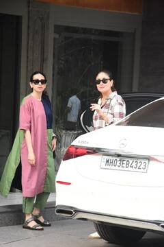 In Pics: जोड़-तोड़ का कुर्ता पहनकर सामने आईं करिश्मा कपूर! फोटोज़ देख आप भी कहेंगे ये कैसी ड्रेस है?