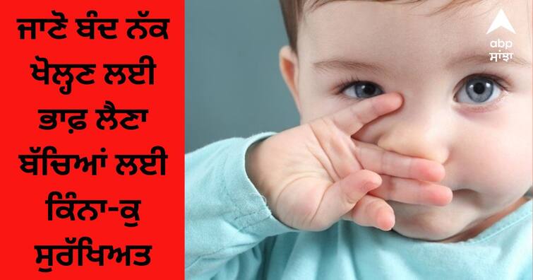 Steam For Babies: Adults use steam for blocked noses, is it safe to give to babies? What do the doctors say? Steam For Babies :  ਬੰਦ ਨੱਕ ਲਈ ਵੱਡੇ ਤਾਂ ਲੈਂਦੇ ਨੇ ਭਾਫ਼ ਦਾ ਸਹਾਰਾ, ਕੀ ਇਹ ਬੱਚੇ ਨੂੰ ਦੇਣਾ ਸੁਰੱਖਿਅਤ ਹੈ ! ਕੀ ਕਹਿੰਦੇ ਡਾਕਟਰ