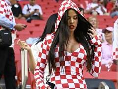 Photos: क्रोएशिया की 'मिस्ट्री गर्ल' की स्टेडियम में वापसी, जानिए खूबसूरत मॉडल की कहानी