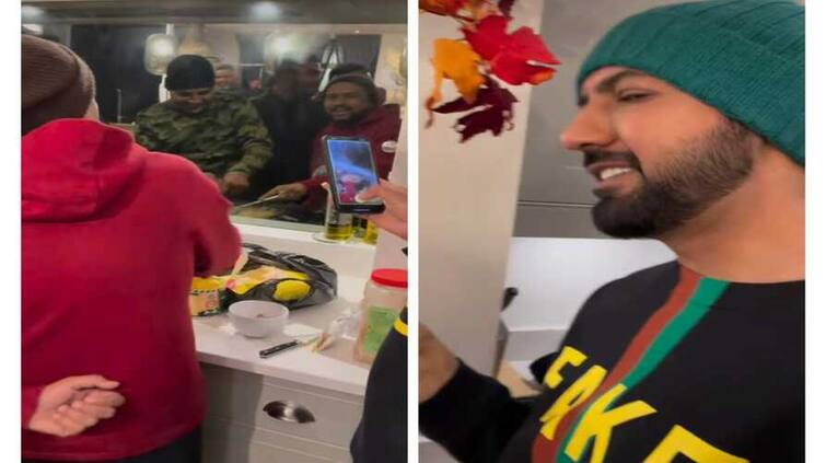 punjabi actor karamjit anmol shares his video cooking besan halwa in kitchen watch video here Karamjit Anmol: ਕਰਮਜੀਤ ਅਨਮੋਲ ਨੇ ਲੰਡਨ ‘ਚ ਬਣਾਇਆ ਵੇਸਣ ਦਾ ਕੜਾਹ, ਗਿੱਪੀ ਗਰੇਵਾਲ ਨੇ ਕੀਤੀ ਖੂਬ ਮਸਤੀ