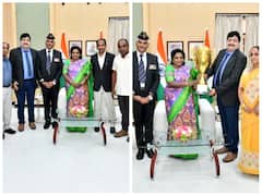 Telangana Guv Participates In Armed Forces Flag Day Celebrations At Raj Bhavan - See PICS