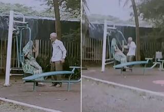 Viral Video: ਪਾਰਕ 'ਚ ਬਜ਼ੁਰਗ ਜੋੜੇ 'ਚ ਦਿਖਾਈ ਦਿੱਤਾ ਪਿਆਰ, ਵੀਡੀਓ ਦੇਖ ਕੇ ਪਿਘਲ ਰਹੇ ਹਨ ਯੂਜ਼ਰਸ ਦੇ ਦਿਲ