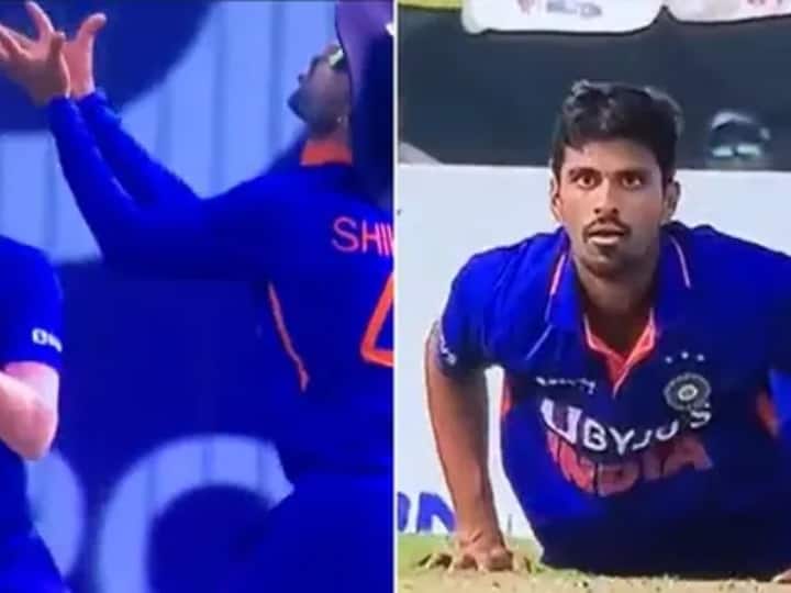 Indian cricketer Washington Sundar Viral Video in social media Washington Sundar Video: શાકિબને આઉટ કર્યા બાદ સુંદરે આપી એવી પ્રતિક્રિયા કે વીડિયો થઈ ગયો વાયરલ