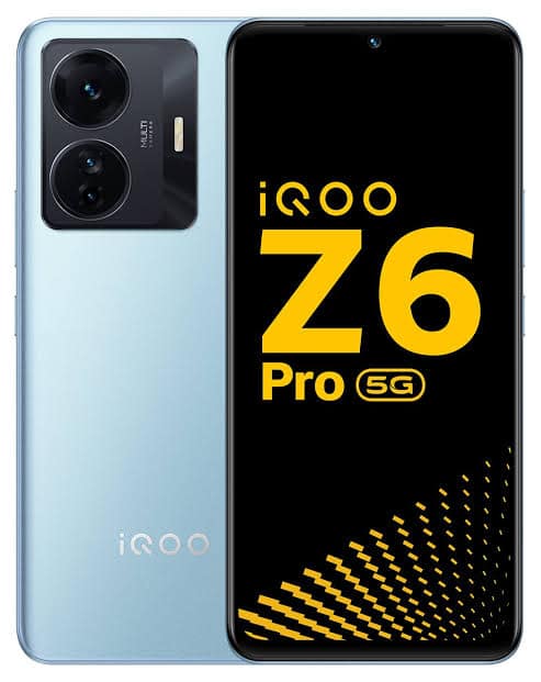 iQOO Z6 Pro 5G : यह स्मार्टफोन नो-नॉनसेंस स्मार्टफोन है जो रोजमर्रा के कार्यों और गेमिंग के लिए शानदार है. फोन में शानदार व्यूइंग एक्सपीरियंस के लिए एचडीआर10+ सपोर्ट और 1300 निट्स पीक ब्राइटनेस के साथ 90 हर्ट्ज एमोलेड डिस्प्ले दी गई है. इसमें 4,700mAh की बैटरी और 66W चार्जर का सपोर्ट दिया गया है. चार्जर बॉक्स में ही मिलता है. स्मार्टफोन लगभग 30 मिनट में चार्ज हो सकता है. iQOO Z6 Pro 5G वर्तमान में 6GB रैम + 128GB स्टोरेज ऑप्शन के साथ 22,999 रुपये की शुरुआती कीमत पर बिक्री के लिए उपलब्ध है. इस स्मार्टफोन को आप Amazon India से खरीद सकते हैं.