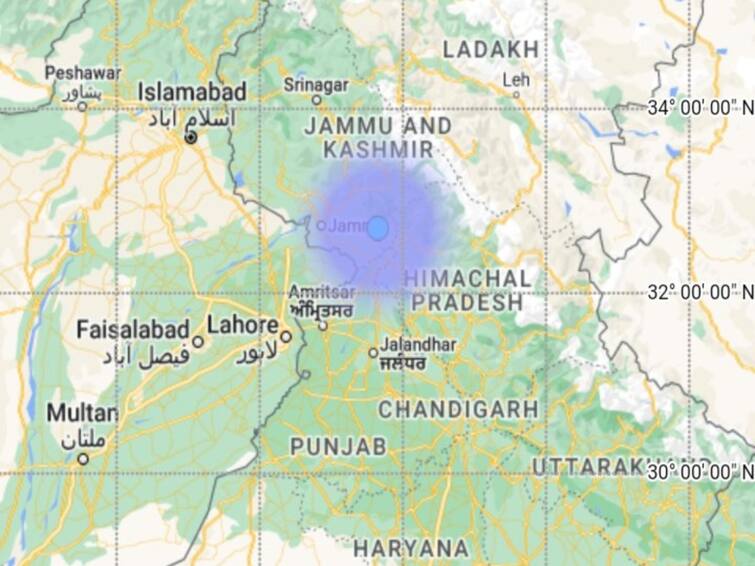Earthquake in Jammu and Kashmir Recorded as 3 on the Richter scale a moment of panic ஜம்மு காஷ்மீரில் நிலநடுக்கம்! ரிக்டர் அளவில் 3.0 ஆக பதிவு