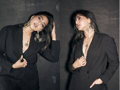 Aishwarya Lekshmi : ‘கருப்புதான் எனக்கு புடிச்ச கலரு..’கருப்பு உடையில் கலக்கும் ஐஸ்வர்யா லட்சுமி!