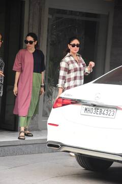 In Pics: जोड़-तोड़ का कुर्ता पहनकर सामने आईं करिश्मा कपूर! फोटोज़ देख आप भी कहेंगे ये कैसी ड्रेस है?