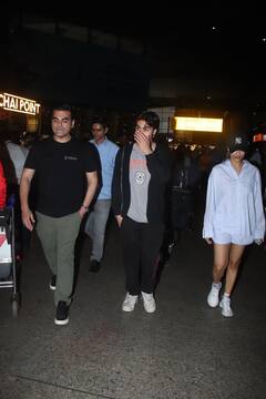 Malaika Arbaaz Pics: बेटे के लिए फिर साथ आए मलाइका अरोड़ा और अरबाज खान, एयरपोर्ट पर दिखी पूरी फैमिली