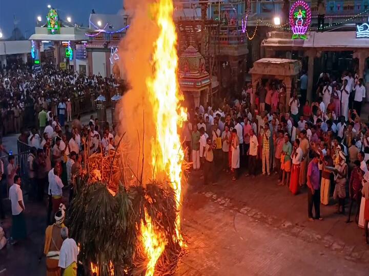 Palani: Karthigai Deepam festival  celebrated in Murugan temple Thousands of devotees thronged to see Sami TNN பழனி முருகன் கோயிலில் வெகு விமரிசையாக  நடந்த கார்த்திகை தீபத்திருவிழா