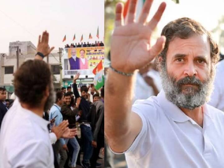 Rahul Gandhi responses with FLYING KISS during Bharat Jodo Yatra when People shout Modi Rahul Gandhi: மோடி என கோஷம் போட்ட பாஜக தொண்டர்கள்... முத்தத்தை பரிசளித்த ராகுல்காந்தி - வைரலாகும் வீடியோ
