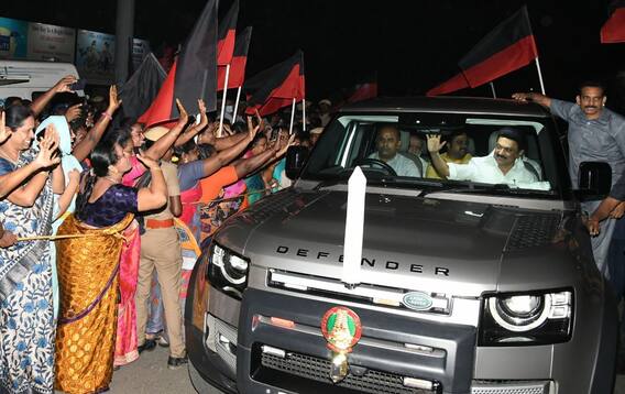 SEE PICS: Tamil Nadu CM Stalin Undertakes First Train Travel To Tenkasi