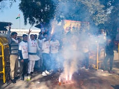 Himachal Pradesh Election Results 2022: Congress Workers Celebrate After Party Wins 40 Seats, Returns To Power. In Pics