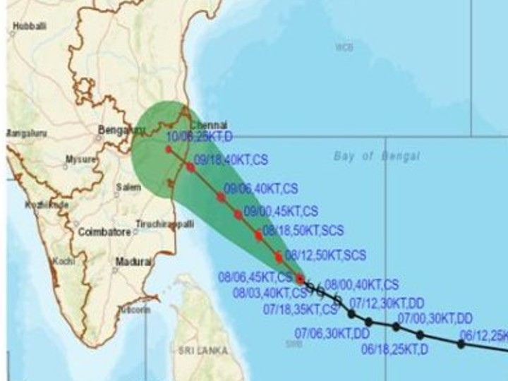 Cyclone Mandous: புயல் எங்கு உள்ளது?, எப்பொழுது கரையை கடக்கும்?, எங்கு ரெட், ஆரஞ்சு, மஞ்சள் அலர்ட்,? எங்கு விடுமுறை உள்ளிட்ட தகவல்கள்...