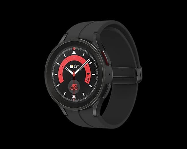 Samsung Galaxy Watch 5 Pro : इस वॉच को इस साल अगस्त में पेश किया गया था. यह स्मार्टवॉच भारतीय कस्टमर्स के लिए 44,999 रुपये की कीमत पर लिस्टेड है. इसमें 1.4 इंच की सुपर एमोलेड डिस्प्ले, एक्सीनोस W920 चिपसेट और 1.5GB RAM का सपोर्ट दिया गया है. इसके अलावा वॉच में 590mAh की बैटरी दी गई है.