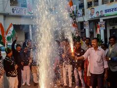 Himachal Pradesh Election Results 2022: Congress Workers Celebrate After Party Wins 40 Seats, Returns To Power. In Pics