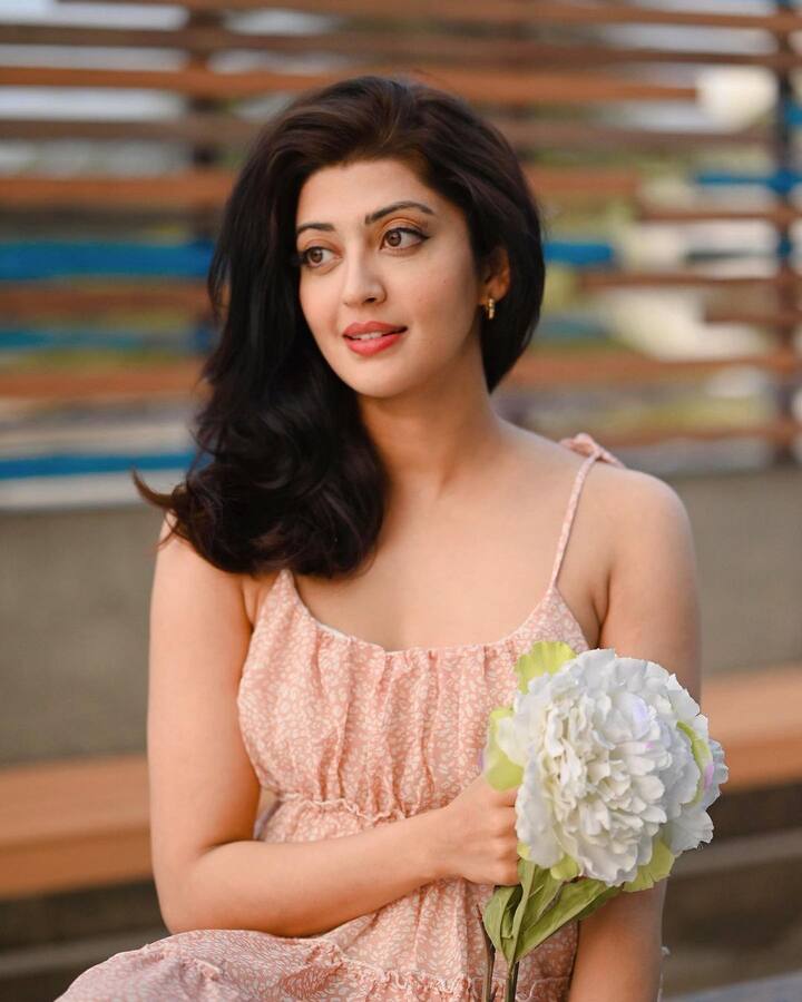 పెళ్ళైన తర్వాత సినిమా నుంచి విరామం తీసుకుంది. Image Credit: Pranitha Subhash/Instagram