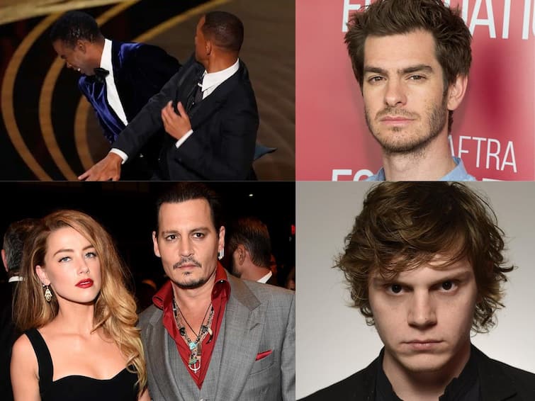 2022 Celebrities who have been searched widely by Global Audience Johnny Depp Will Smith Chris Rock Amber Heard 2022 Trending Celebrities: ஜானி டெப் முதல் ஜூலியா ஃபாக்ஸ் வரை.. 2022 -ல் அதிகம் தேடப்பட்ட பிரபலங்களின் பட்டியல்!