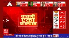 One Minute News : बातमी एका वाक्यात : 08 डिसेंबर 2022 : ABP Majha