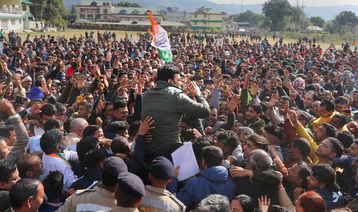 हिमाचल प्रदेशमध्ये काँग्रेसला 43.9 टक्के मतं मिळाली आहेत तर भाजपला 43 टक्के मते मिळाली आहेत. आप पक्षाला 10.4 टक्के मते मिळाली आहेत.