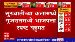 Gujarat Election Result 2022 : Ahmedabad, Surat आणि Vadodara; कोणता पक्ष कुठे आघाडीवर?