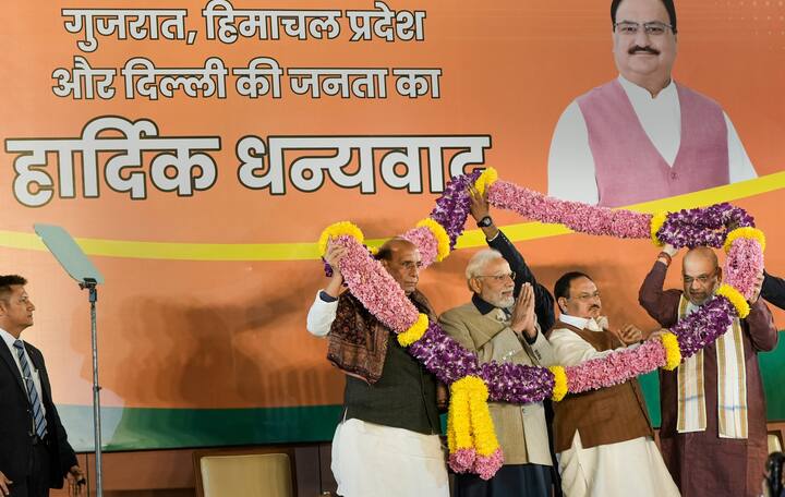 सन 2002 सालच्या निवडणुकीनंतर भाजपने गुजरात मॉडेलच्या आधारे आणि त्यावेळचे मुख्यमंत्री नरेंद्र मोदी यांच्या नेतृत्वाखाली निवडणुका जिंकल्या, पण भाजपच्या जागांमध्ये सातत्याने घट होताना दिसली. सन 2007 साली भाजपला 117 जागा मिळाल्या, त्यानंतर 2012 साली 115, जागा मिळाल्या.