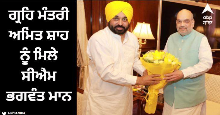 CM Bhagwant Mann met Home Minister Amit Shah, raised many issues of Punjab Punjab News: ਗ੍ਰਹਿ ਮੰਤਰੀ ਅਮਿਤ ਸ਼ਾਹ ਨੂੰ ਮਿਲੇ ਸੀਐਮ ਭਗਵੰਤ ਮਾਨ, ਪੰਜਾਬ ਦੇ ਕਈ ਮੁੱਦੇ ਉਠਾਏ