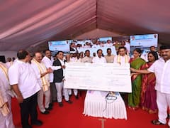 Telangana CM KCR Lays Foundation Stone For Hyderabad Airport Express Metro - See PICS