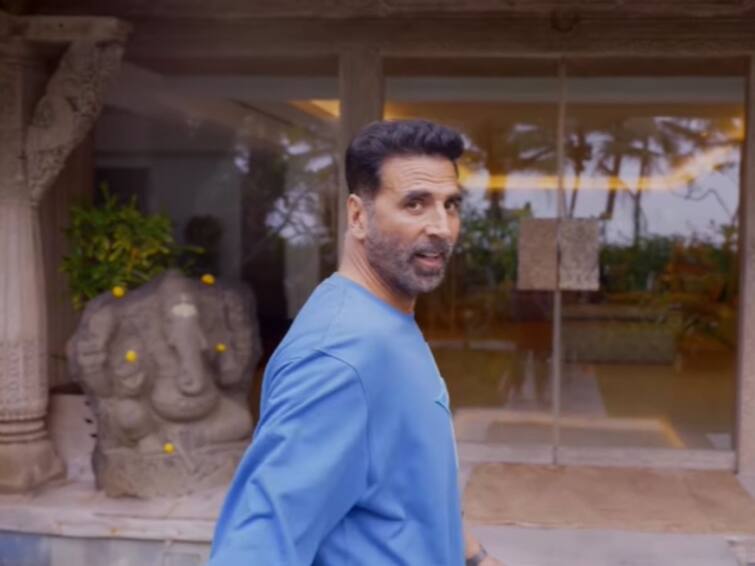 akshay kumar showed his home first time from insidem share video give information about ForceIX brand Akshay Kumar: खिलाडी कुमारनं पहिल्यांदाच चाहत्यांना दाखवलं त्याचं आलिशान घर; दिली नव्या ब्रँडची माहिती