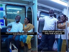 Video Of Elderly Couple Struggling To Capture Perfect Selfie In Metro Goes Viral, Netizens React