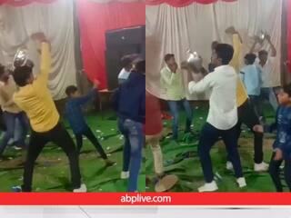 हलवाई के बर्तन पीट-पीटकर डांस कर रहे हैं बाराती, शादी का ऐसा मजेदार Video देखा है कभी..?