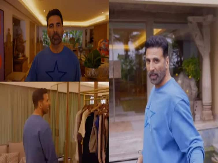 Akshay Kumar gives Tour of his Mumbai home for first time ever Paintings, art pieces greenery all over Akshay Kumar Home Tour: ముంబైలోని అక్షయ్ కుమార్ ఇల్లు చూస్తే, వావ్ అనాల్సిందే!