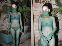 Uorfi Javed Outfit: ટ્રાન્સપરન્ટ ડ્રેસ પહેરીને નીકળી ઉર્ફી જાવેદ, ટ્રૉલર્સ બોલ્યા- ભારતમાંથી બહાર કાઢી મુકવી જોઇએ....